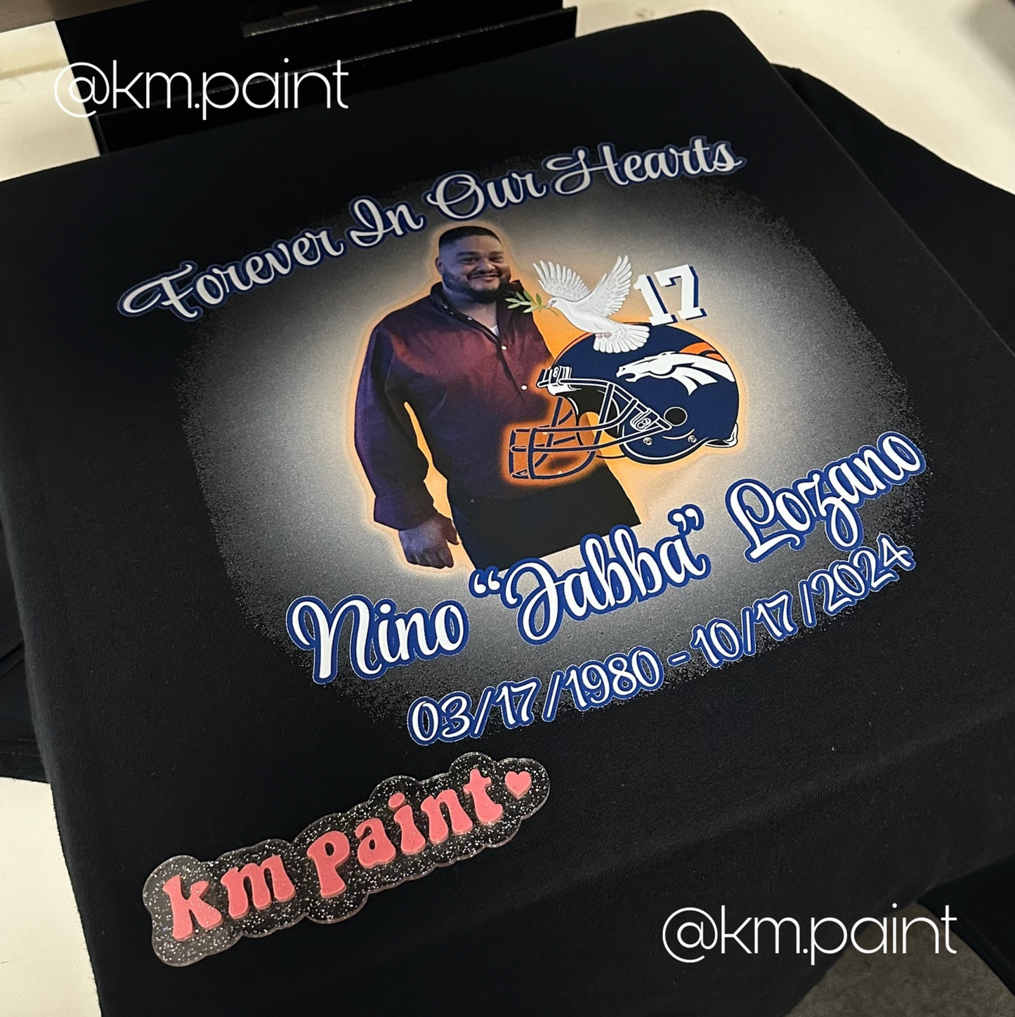 CUSTOM MEMORIAL SHIRT