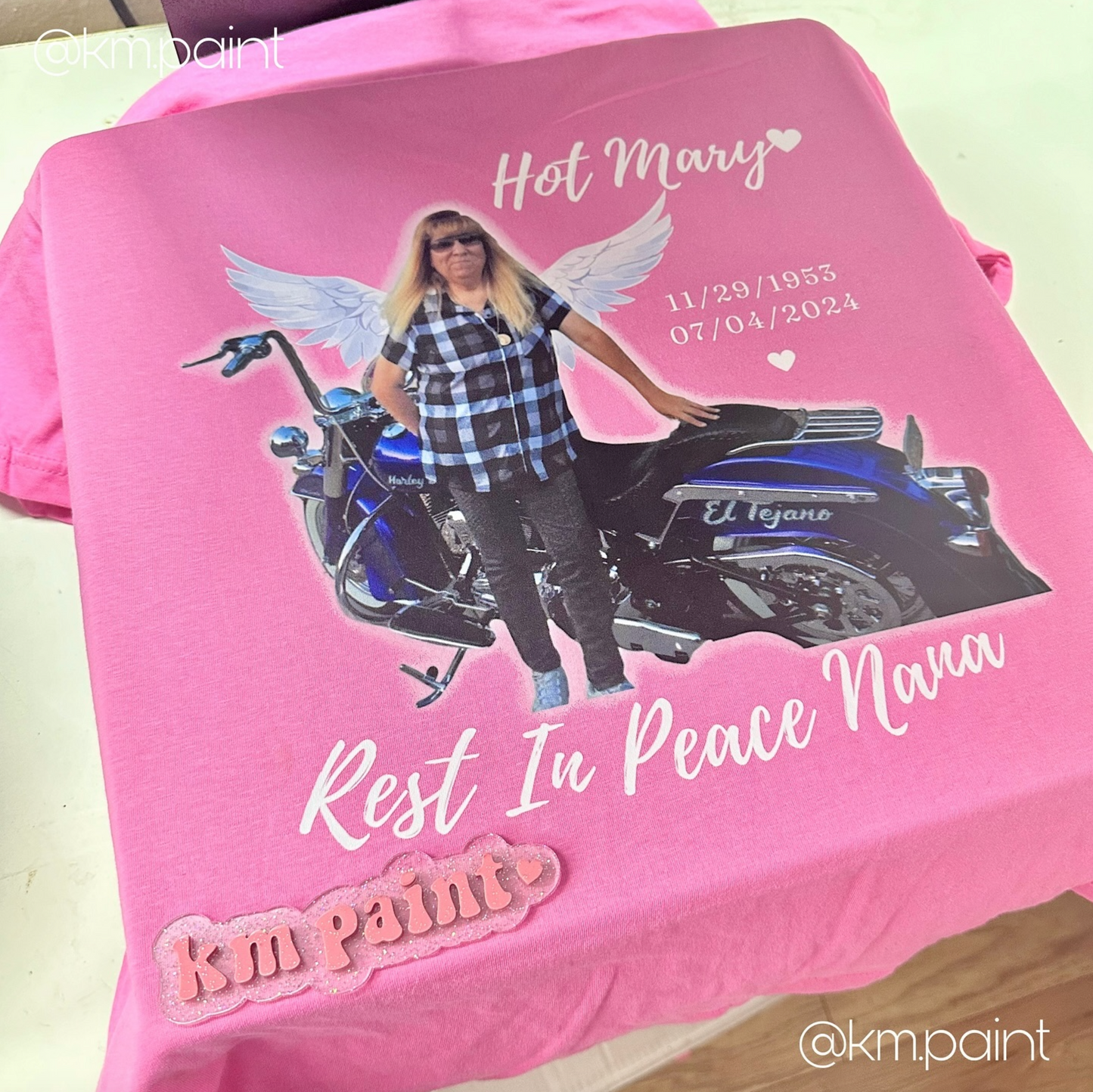 CUSTOM MEMORIAL SHIRT