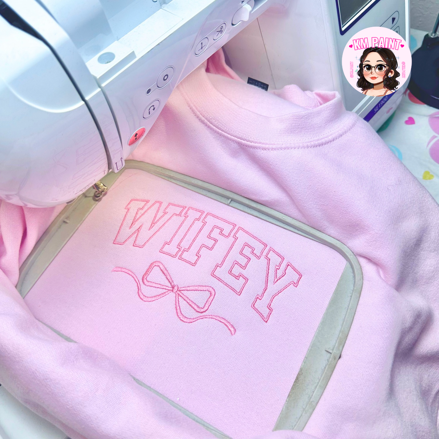 WIFEY | EMBROIDERED SWEATSHIRT