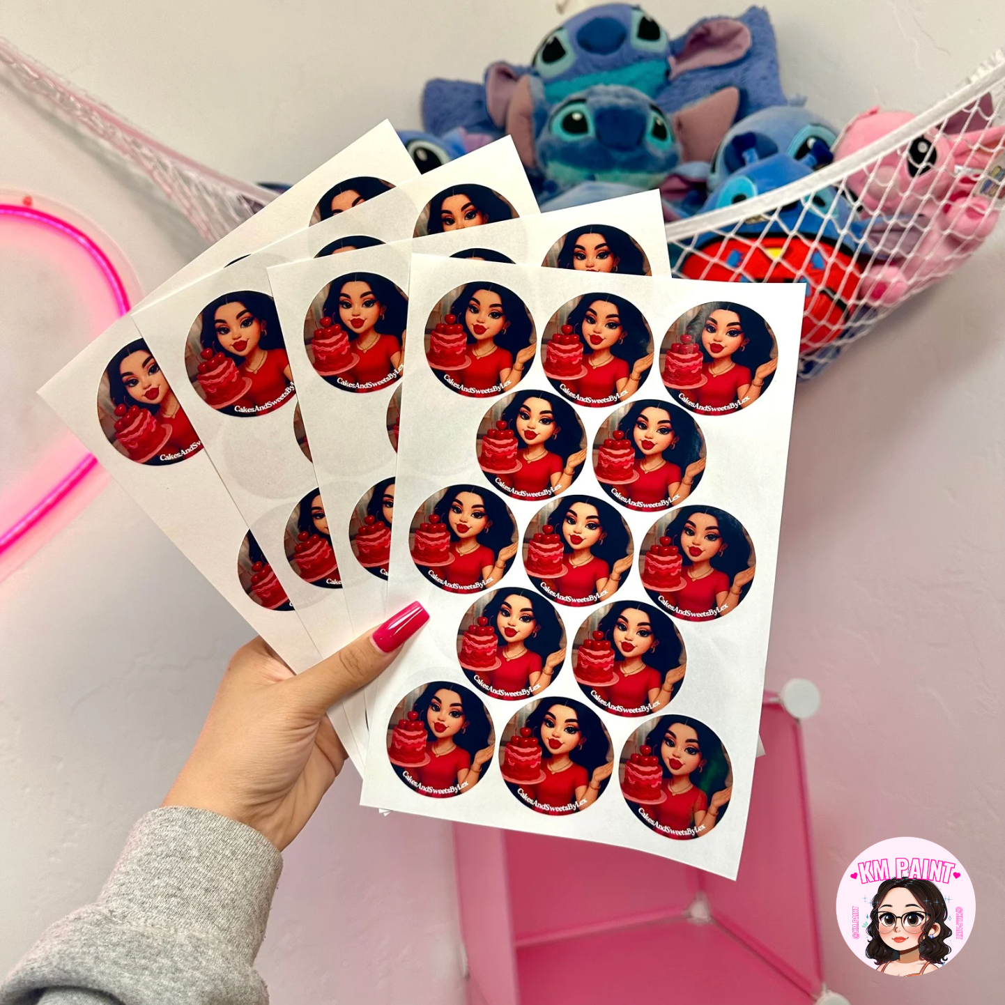 STICKER SHEETS | CIRCLE GLOSSY