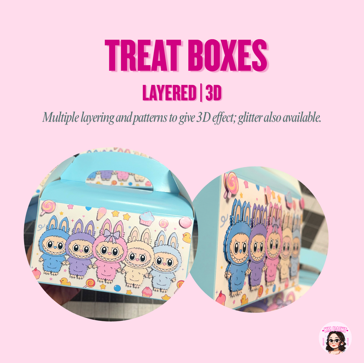 CUSTOM TREAT BOXES | 12 BOXES