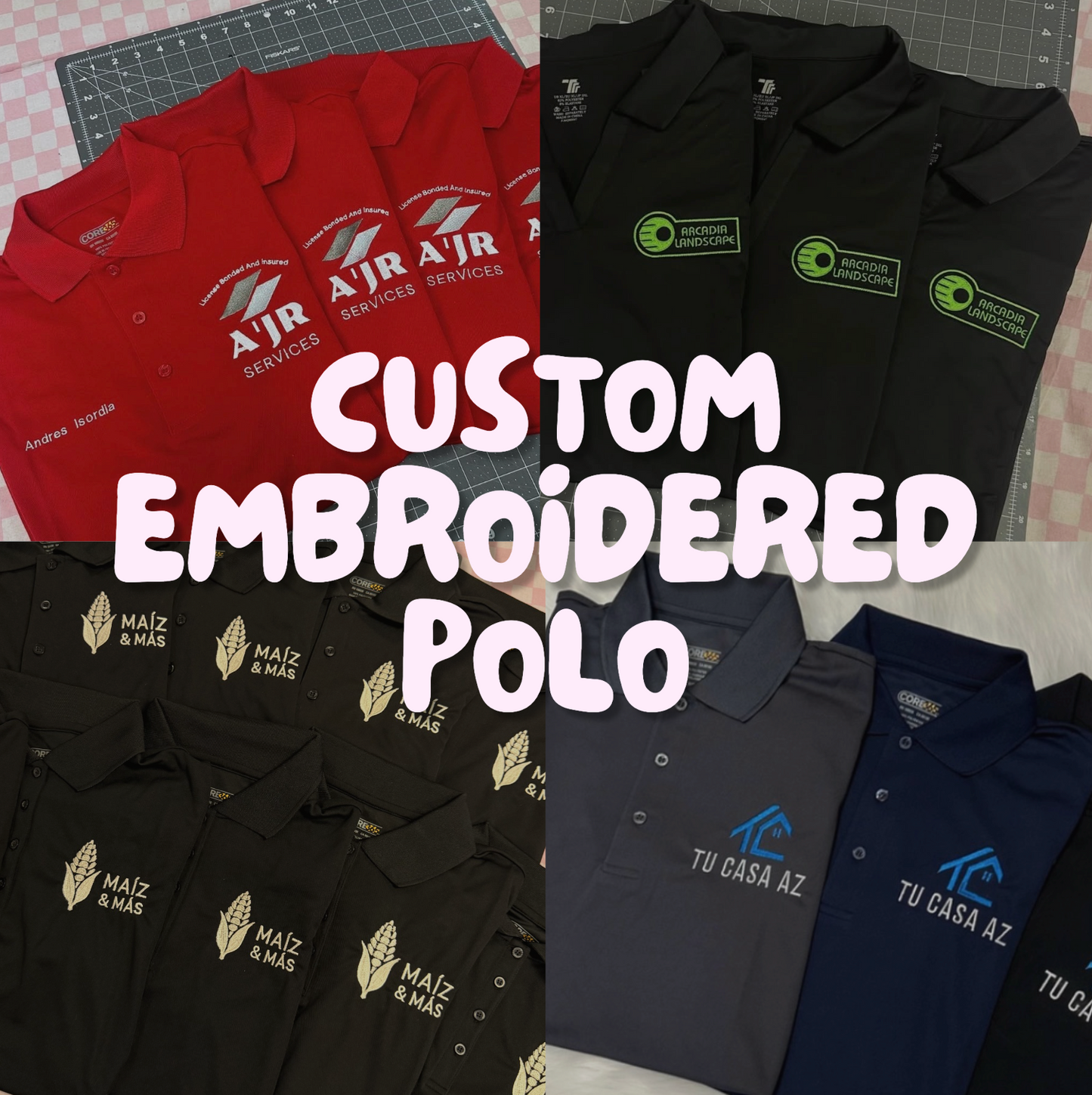 Custom Embroidered Polo