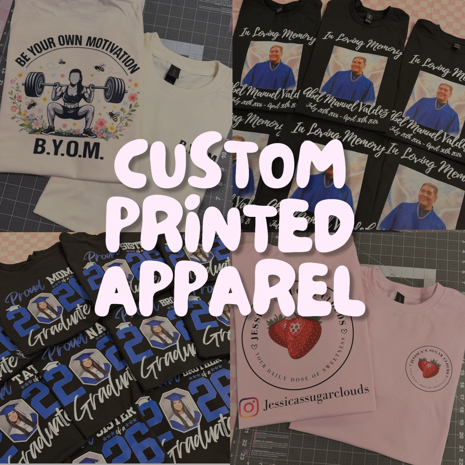 KM: CUSTOM PRINTED APPAREL