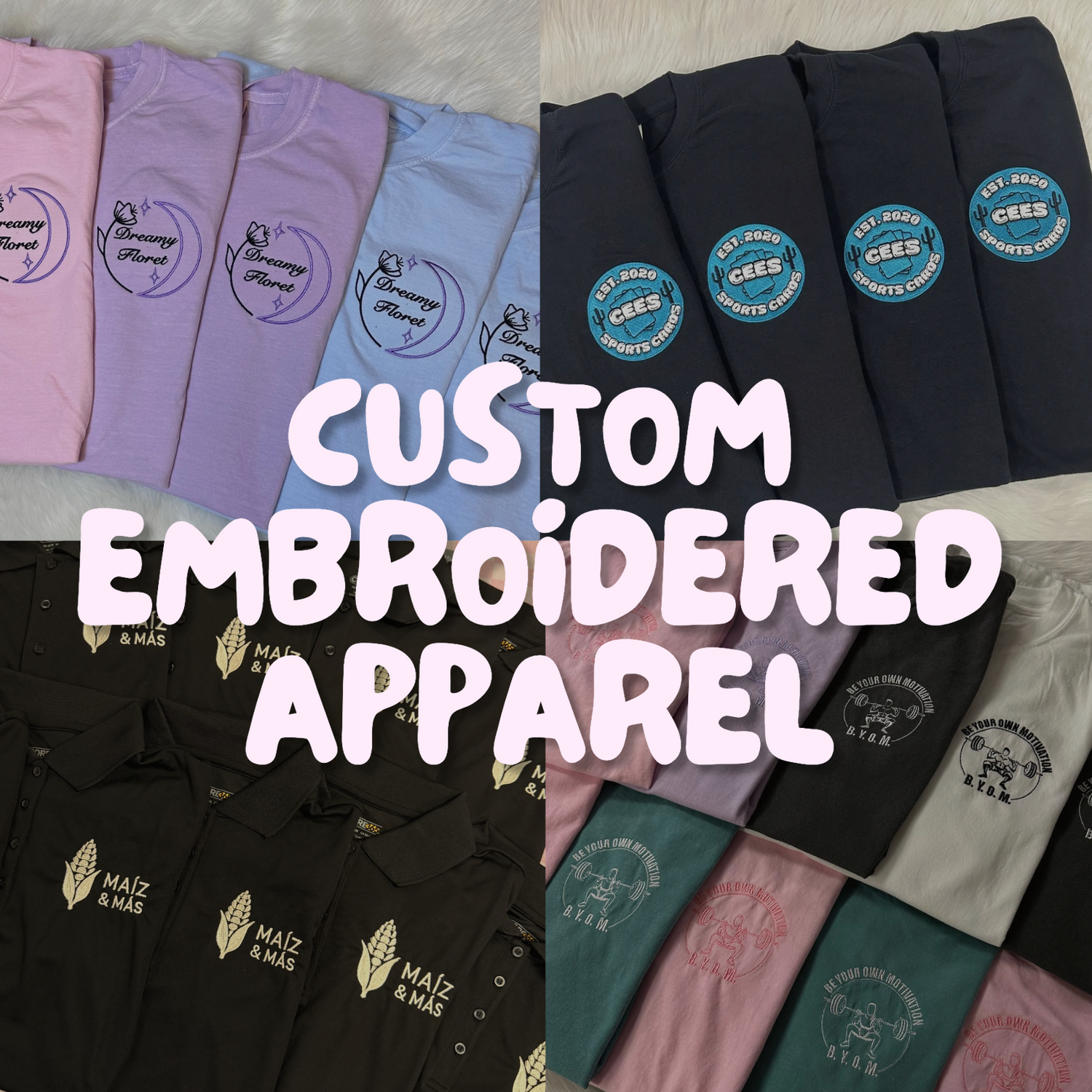KM: CUSTOM EMBROIDERY