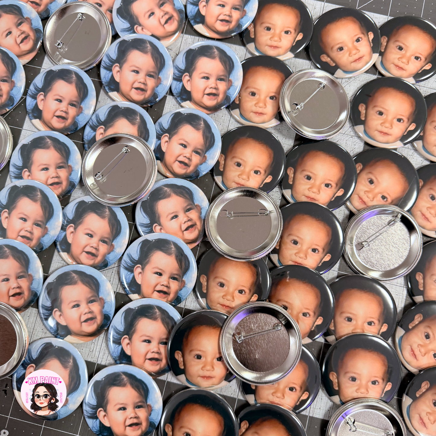 Custom Pin Buttons