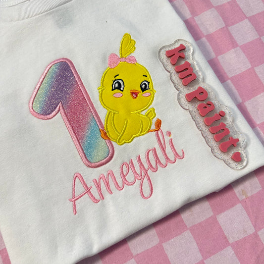 EMBROIDERED BIRTHDAY SHIRT | TODDLER
