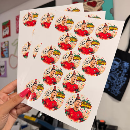 Custom Stickers | Circle + Square