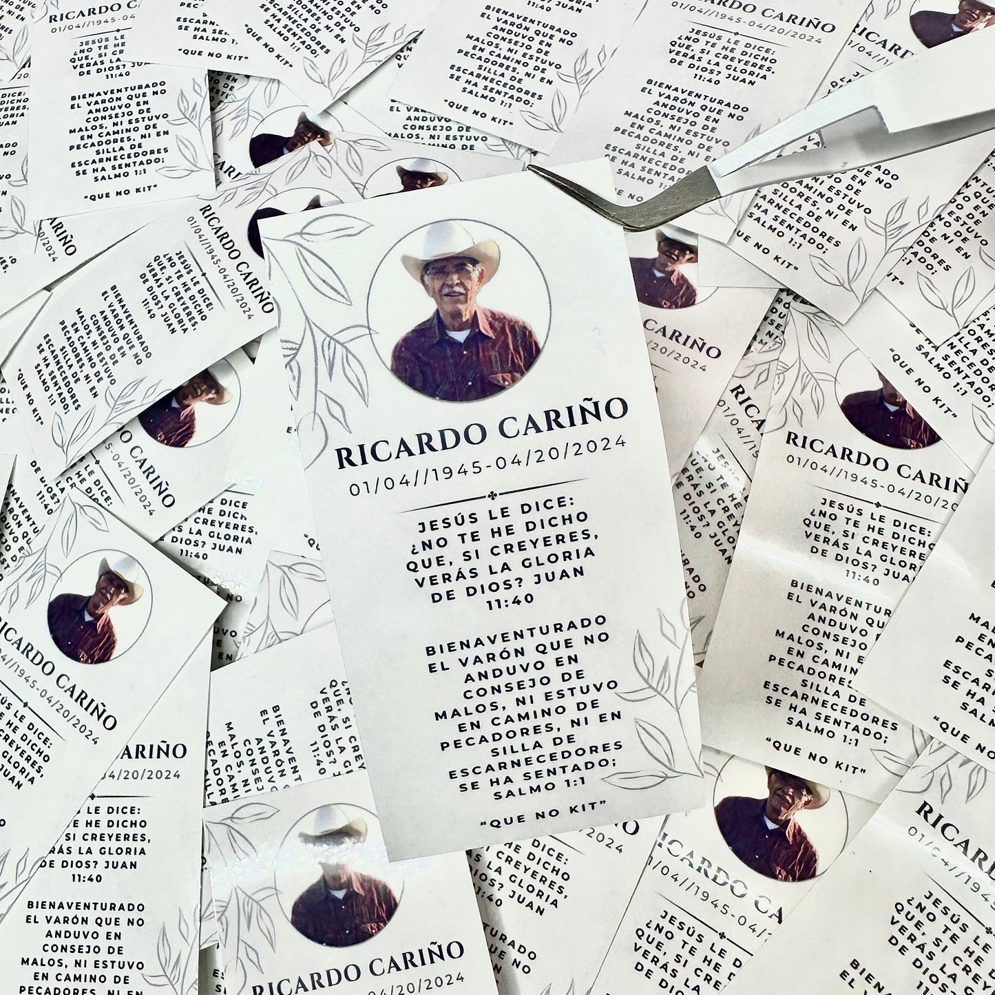 MEMORIAL CARDS