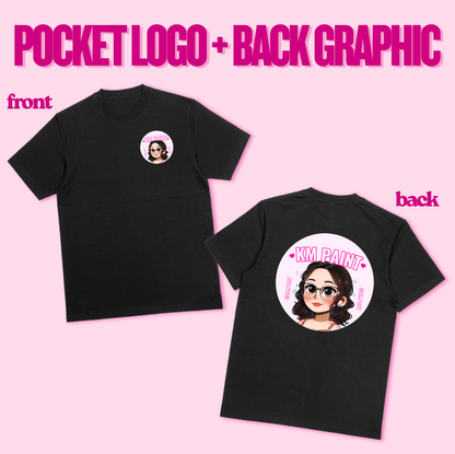 POCKET LOGO + BACK GRAPHIC | T-SHIRT