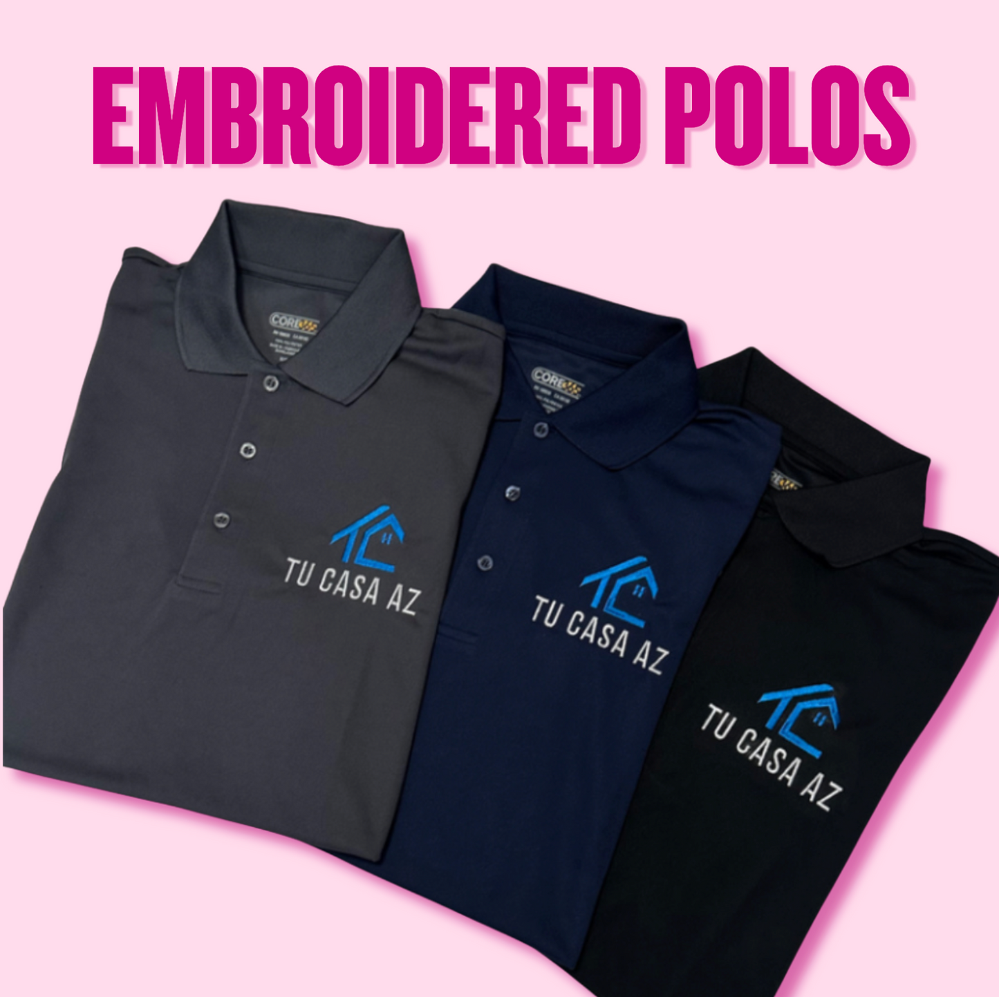 Performance Polos | Embroidered