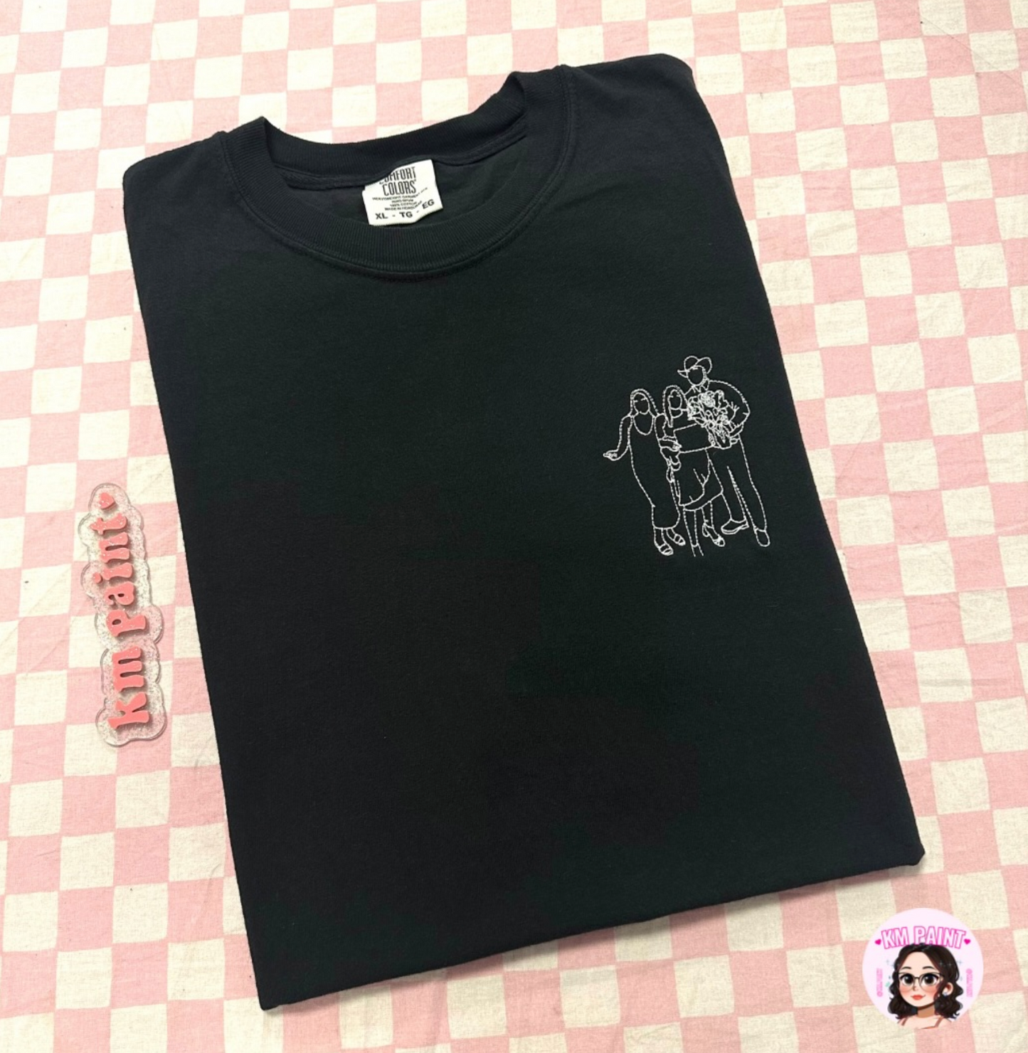 PHOTO LINE ART | EMBROIDERY