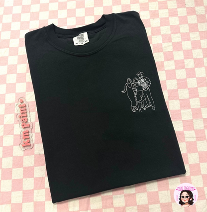 PHOTO LINE ART | EMBROIDERY