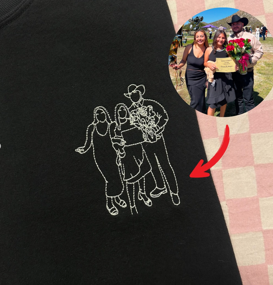 PHOTO LINE ART | EMBROIDERY