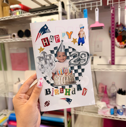 Custom Whimsy Birthday Card
