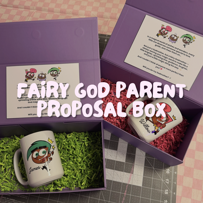 Fairy Godparent Proposal Box
