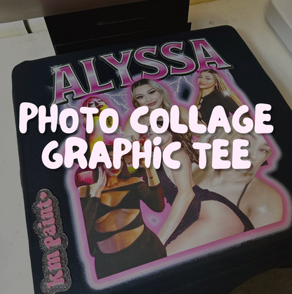 Photo Collage Graphic Tee