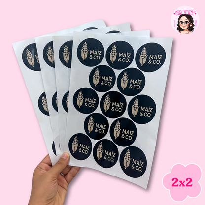 CIRCLE GLOSSY | STICKER SHEETS