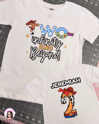TWO INFINITY AND BEYOND | BIRTHDAY SHIRT