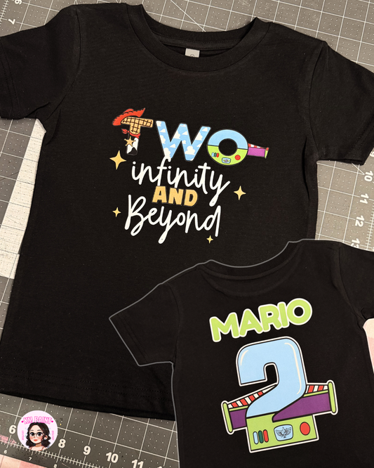 TWO INFINITY AND BEYOND | BIRTHDAY SHIRT